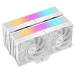 Juishark JFK15 Diamond Quad fan CPU Cooler WHITE.  LARGEST cpu air cooler ever!