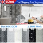 100 Pack Self-Adhesive Marble Tiles Sticker Stick On Wall Floor Kitchen Bathroom