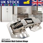 2/4PCS OVERHEAD SWING UP LOCKER CUPBOARD DOOR STAY HINGES FOR CARAVAN MOTORHOME