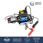 Electric Winch 12V 4500LBS (2041kg) Wireless Remote Steel Rope ATV 2041KG/4500LB