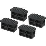 4Pcs Non Slip Extension Ladder Foot Rubber Pads Cover Security Bumpers