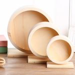 Silent Hamster Exercise Wheel - Quiet Spinning Wooden
