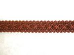 Spice brown chair braid trimming fabric upholstery gimp trim SOLD PER METRE