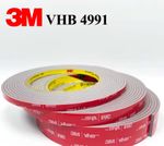 3M VHB 4991F Double Sided Foam Tape GREY Mounting Adhesive 2.3mm x 3m Roll UK
