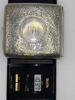 925 Sterling Silver Cigarette Case 1900. 104g