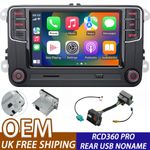Rear USB NONAME RCD330 RCD360 PRO 187B Android Auto Carplay Radio For VW Golf CC