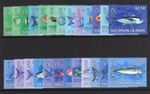 Solomon Islands 2013 QEII Fish set complete superb MNH. SG 1299-1323.