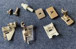 Vintage Elna Lot of Sewing Machine Attachments, Feet, Plate, Screws, Parts