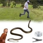 Fake Rubber Snake Prank Toy with String Clip On Realistic Joke Gift Funny UK
