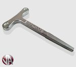 125mm Tee T Key Zinc Plated Tapered Shaft Universal Budget Lock Horsebox Trailer