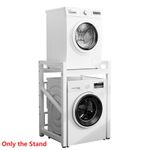 Washer Dryer Stacking Kit Height-Adjustable Tumble Dryer Stand Storage Rack