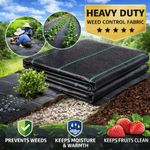 Weed Control Membrane Woven Fabric Ground Sheet 100 GSM Garden Landscaping Black