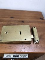 solid brass rim lock Vintage 