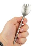 CK Stainless Food Safe Vorteck The Sporck Lunch Eating Spoon Fork Tool,C.K T4576