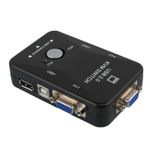 2-Port USB VGA KVM Switch Box For Mouse Keyboard Monitor Sharing 2 Computer PC A