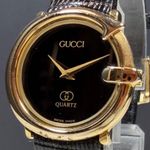 Gucci G Watch Vintage Gold Quartz Wristwatch Mens Luxury Timepiece Rare