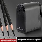 Faber Castell Artists Long Point Pencil Sharpener Manual Adjustable Pointsfor
