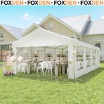 8mx4m Heavy Duty Marquee Party Tent Steel Frame Waterproof Outdoor Event Shelter