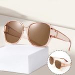 Polarized Fit Over Glasses Sunglasses Fitover Wrap Around Eyewear UV400 Trendy