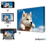 Canvas Pictures Personalised Wall Art 8x12" A4 Your Photo Prints Framed on 18mm