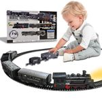 Kids Play Classic Model Train Game Battery operated With Tracks & Light Toy Set