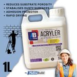 Acrylic Primer Wall Floor APD Water-based ACRYLER Reducing Absorption - 1 litre