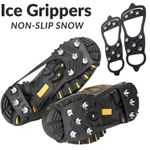 ICE GRIPPERS NON-SLIP SNOW 8 STEEL STUDS CRAMPON SPIKES BOOT SHOE GRIP 1PAIR UK