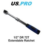 US PRO 1/2" Drive Extendable Ratchet 12" - 18" 310mm - 440mm 4155