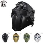 Tactical G4 Full Face Helmet Fan Mask + Goggles Airsoft Paintball 5 Types Lenses