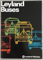 LEYLAND Buses Commercial Sales Brochure c1981 Lit No.1979 Cub  FF1100 Victory++