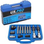 US PRO 13pc Alternator Pulley Free Wheel Removal Tool Set