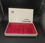 Puremco Extra Thick Marblelike Red Dominoes #716 – Very Nice!