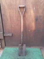 Vintage Elwell Ladies Spade Garden Allotment Spade Tool Wooden Y Handle (#298)