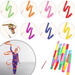 4m Rhythmic Gymnastics Dance Ribbons Gym Dancing Twirling Stick Streamers Wand