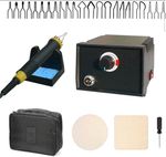 Afantti Pyrography Tool Machine Professional Wood Burning Pen Kit Electric Leath