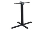 black premium cast iron cross table base dining restaurant cafe pub