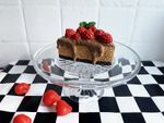 Prop Raspberry Chocolate Cheesecake Cake Slice Fake Food Display Fake