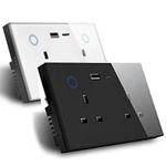 UK Zigbee Smart Wall Socket Tuya SmartLife Touch Switch Outlet Plug USB Type C