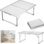 Heavy Duty Portable Folding Table 60x40x26cm In/Outdoor Garden Foldable Table UK