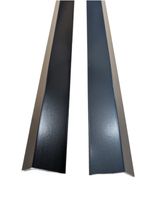 Aluminium Folded Angle Trim Edging Bar - Black/Grey - 40mm x 30mm