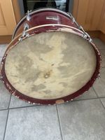 Stratford & Besson Bass Drum Vintage 50s/60s Red Sparkle 20x12 