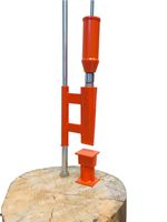 Manual Log Splitter Axe Free Drop Weight Firewood Kindling Splitter