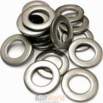 M2 M3 M4 M5 M6 M8 M10 M12 M14 M16 M18 M20 STAINLESS STEEL A2 FORM A FLAT WASHERS