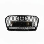 New Honeycomb Grill for Audi A7 S7 2015-2018 Facelift Grille Gloss Black QUATTRO