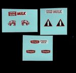 MATCHBOX TRANSFERS/DECALS - 21c COMMER MILK FLOAT