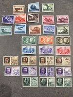 WW2 Stamps Hitler & Mussolini Germany Italy Small Collection