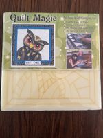 HTF Quilt Magic Owl #871 No-Sew Wall Hanging 11.5 x 11.5" NOS Laser Cut