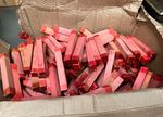 1 x Pink Ivory Pen Blank 20x20x150mm/Exotic Wood/Woodturning/Exotic Hardwoods