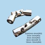 4mm-10mm Flexible Shaft Coupling Coupler Motor Three-way U Joint Connector RC