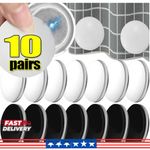 Magnetic Shower Curtain Weights Clips Waterproof Reusable No Drill